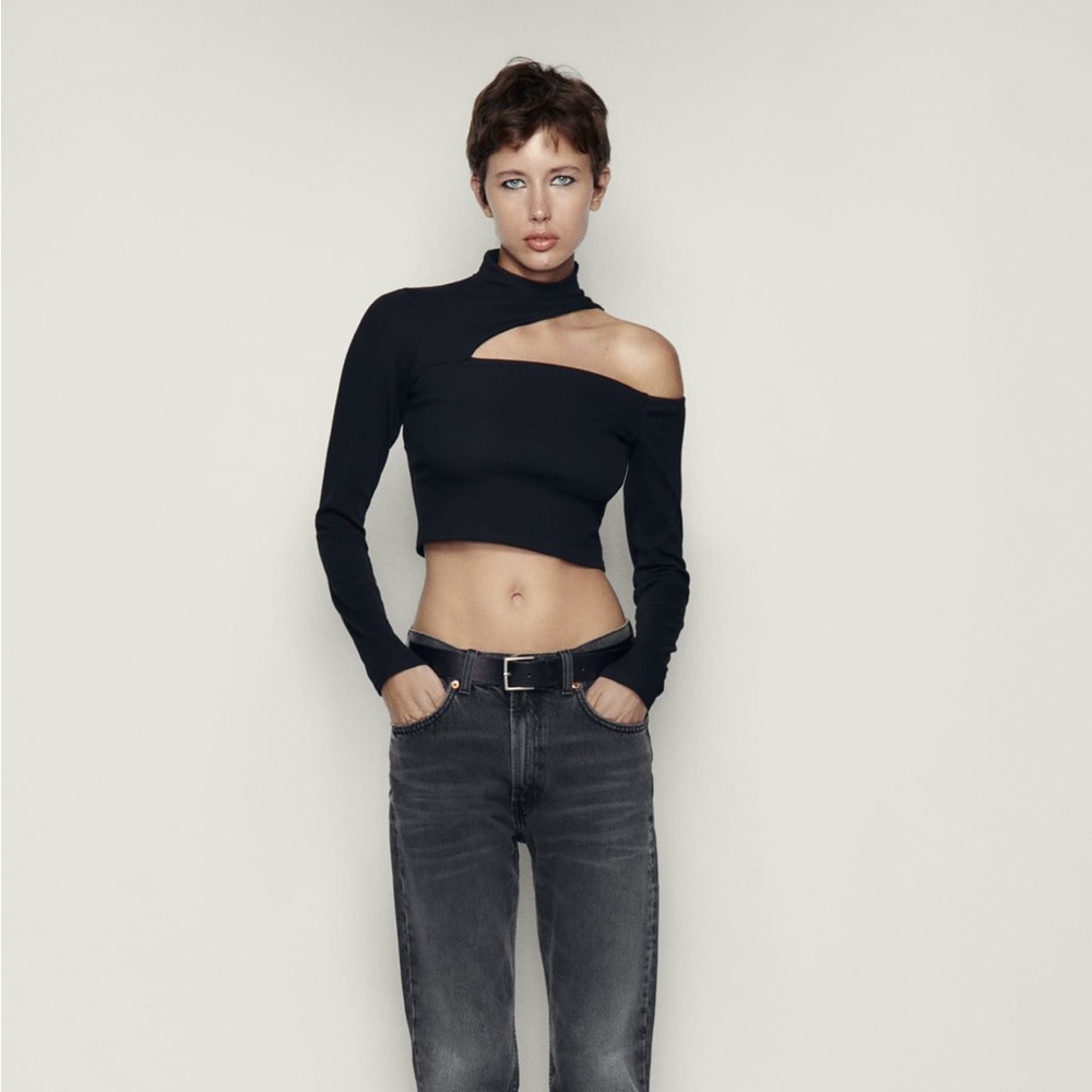 Zara asymmetrical top